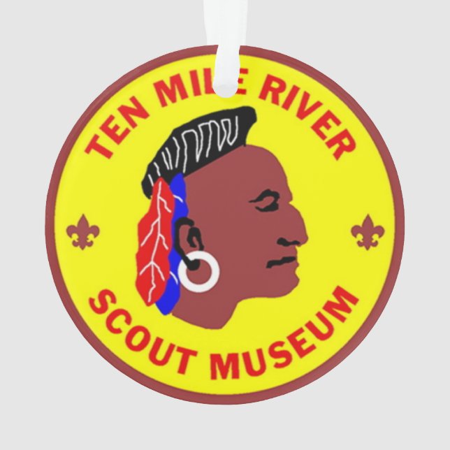Symbole de l'ornement acrylique du Musée scout de  (dos)
