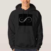 Symbole de lune infini signifie sweat - shirt à ca