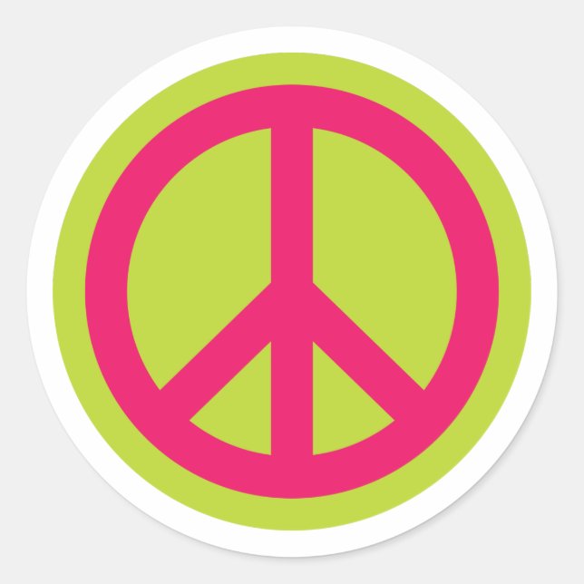 Symbole de paix 01 Sticker (Devant)