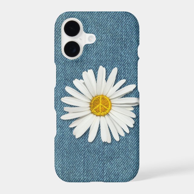 Symbole de paix anti-guerre Fleur de marguerite -  (Verso)