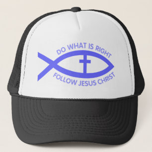 Symbole de poisson chrétien Casquette