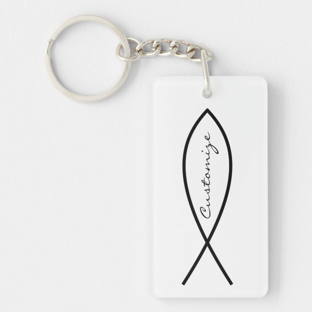 Symbole de poisson chrétien Ichthys Thunder_Cove (Devant)