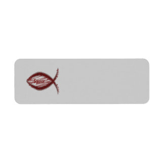 Symbole de poisson chrétien Jésus Sauveur