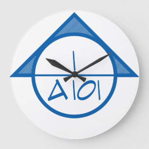 Symbole de référence architecturale horloge murale