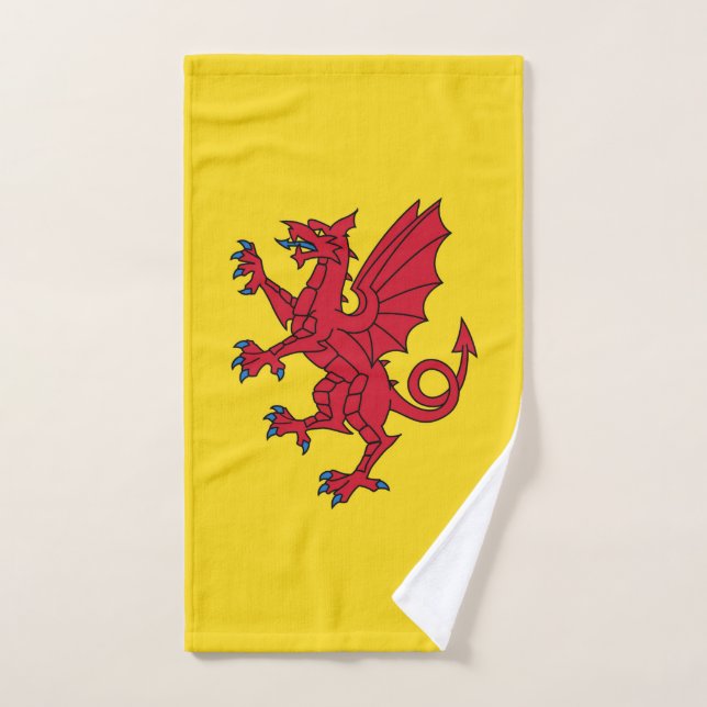 Symbole de Somerset Flag England (Serviette à main)