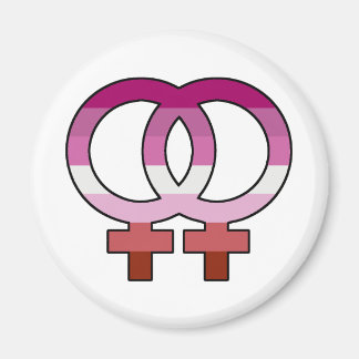 Symbole de venus de la fierté lesbienne aimant