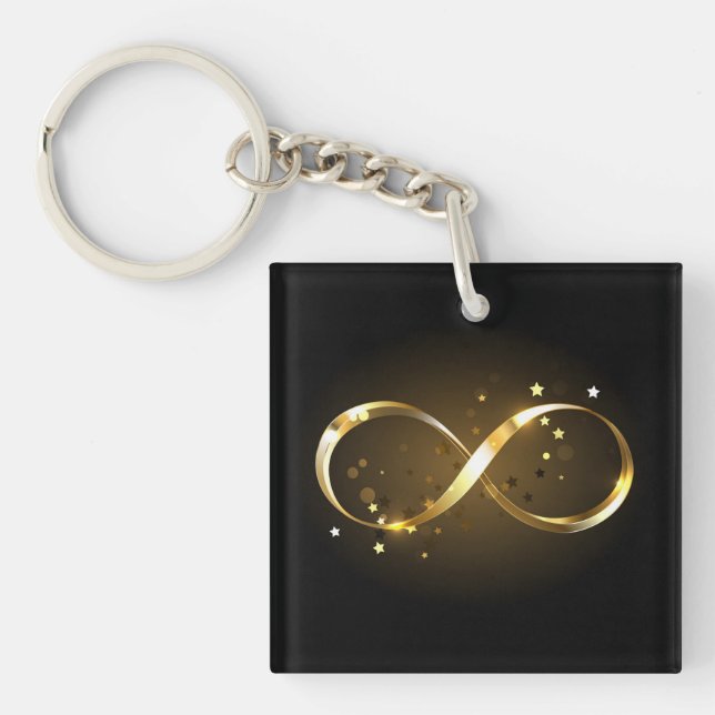 Symbole d'infini doré (Devant)