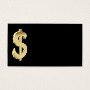 Symbole dollar d'or