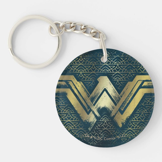 Symbole d'or brossé Wonder Woman (Devant)