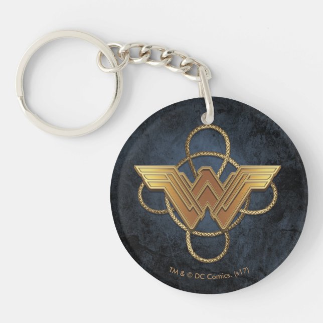 Symbole d'or Wonder Woman sur Lasso (Devant)