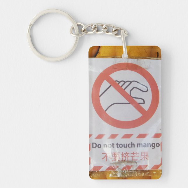 Symbole drôle 'Ne touche pas la mangue' (Devant)