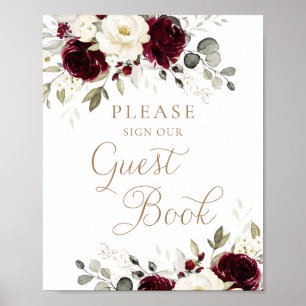 Symbole du livre d'or Mariage Floral Bourgogne