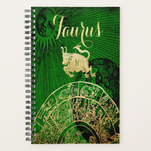 Symbole du Taureau Roue d'Astrologie Signe du Zodi