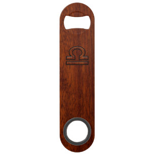 Symbole du Zodiac de Libra sur l'impression style 