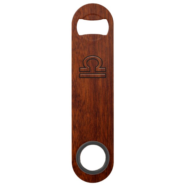 Symbole du Zodiac de Libra sur l'impression style  (Devant)