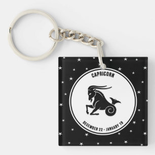 Symbole du Zodiaque de Capricorne, Porte - clé noi