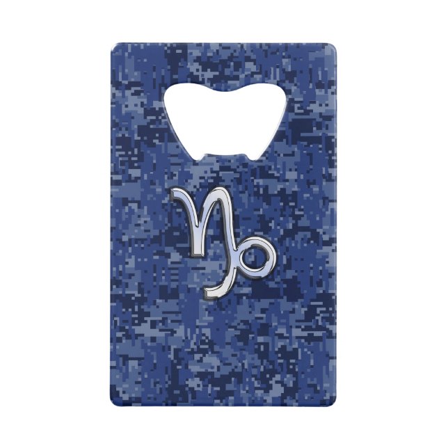 Symbole du Zodiaque de Capricorne sur camo numériq (Devant)