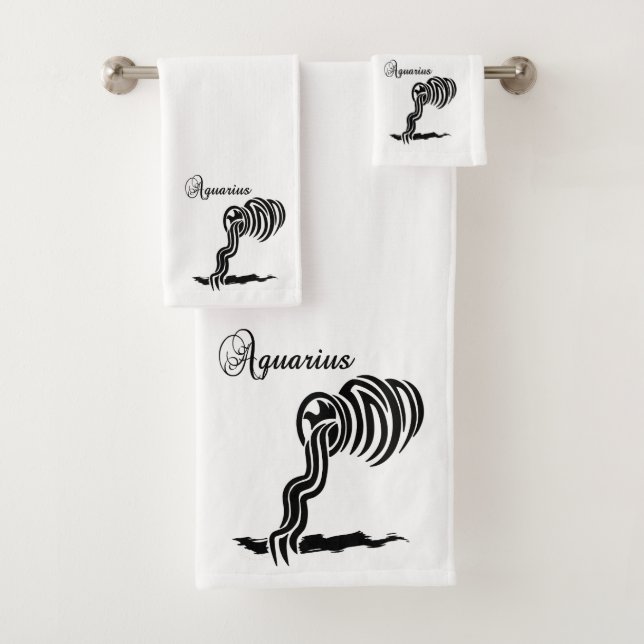 Symbole et signe du zodiaque Aquarius (En situation)
