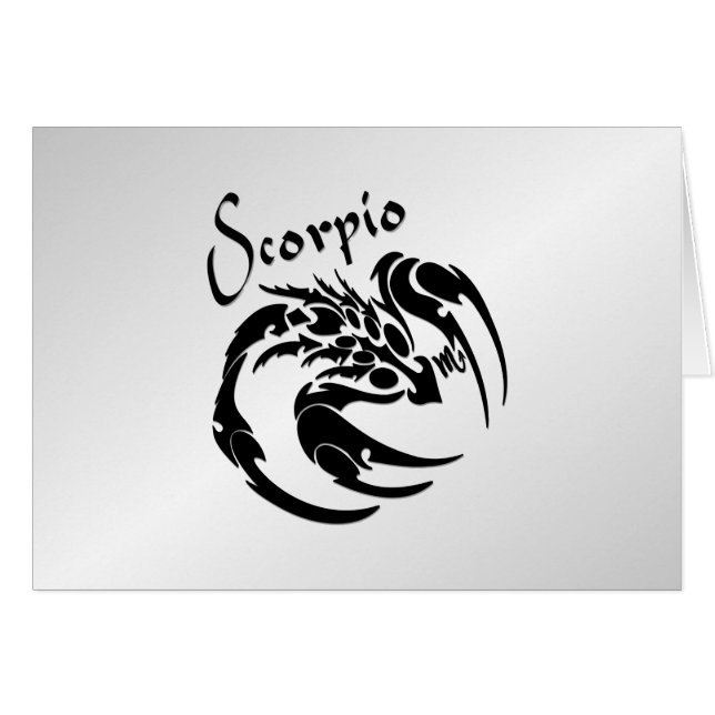 Symbole et signe du zodiaque du scorpion (Devant horizontal)