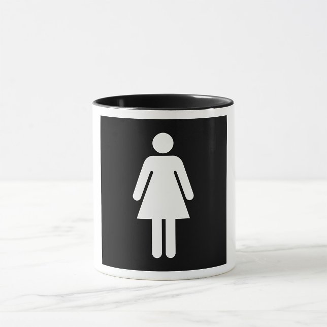 Symbole féminin Mug (Créateur téléchargé)