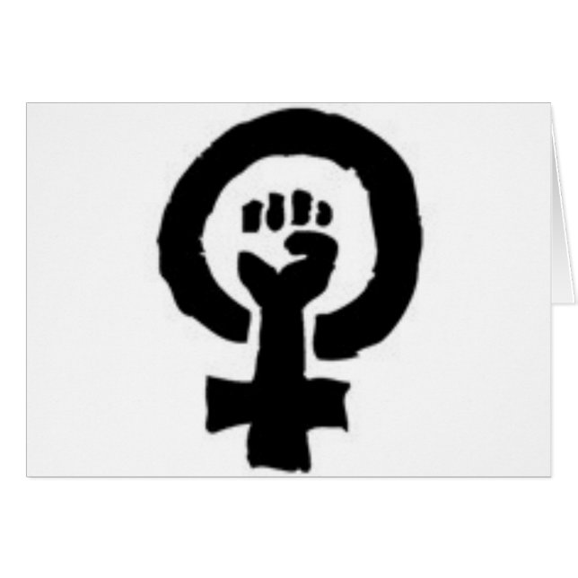 Symbole féministe (Devant horizontal)