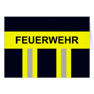 Symbole Feuerwehr Blau uniforme