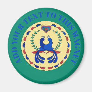 SYMBOLE Inséparable Hex Magnet néerlandais