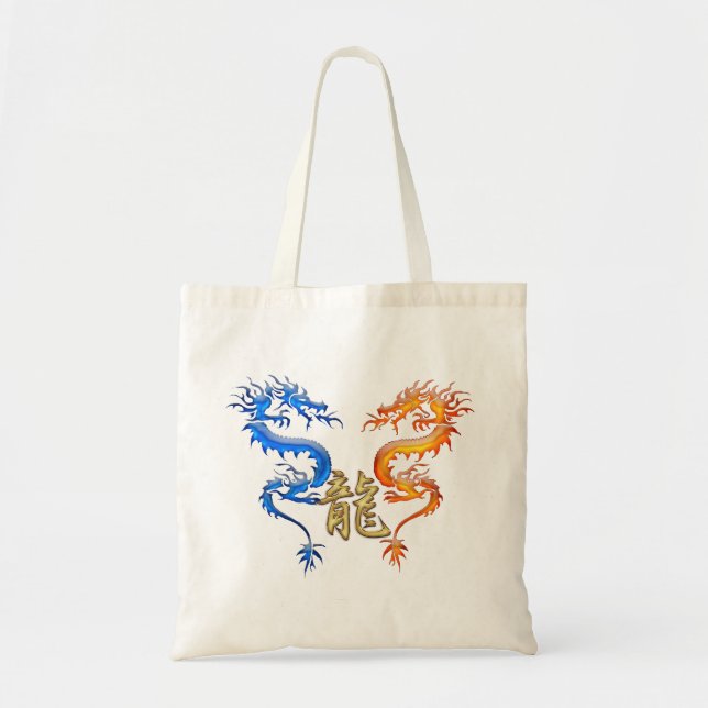 SYMBOLE KANJI pour DRAGON Sacs de style asiatique (Devant)