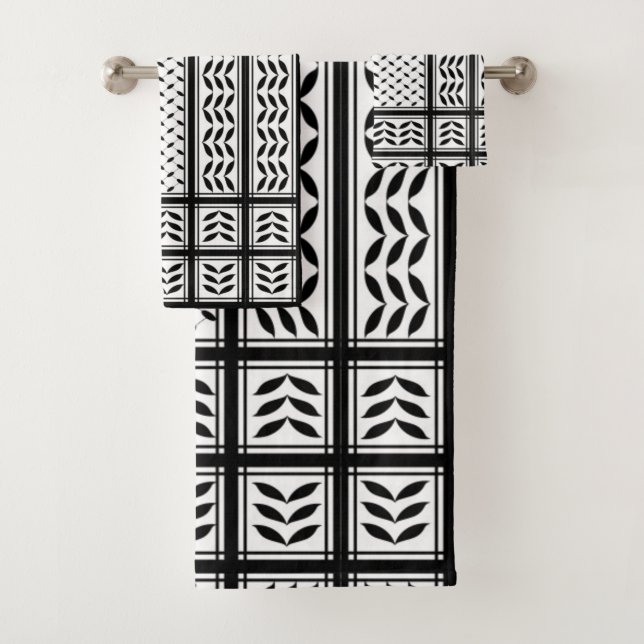Symbole Keffiyeh de la Palestine Motif de résistan (En situation)