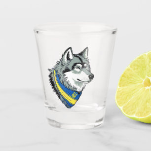 Symbole loup ukrainien, Fort, Fier Verre