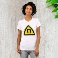 Symbole magnétique T-shirt femme