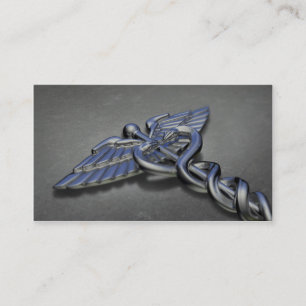 Symbole Médicale de caducée - carte de visite