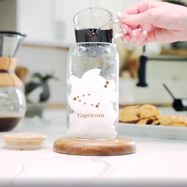 Symbole moderne Zodiac Capricorne d'or | Élément T (Créateur téléchargé)