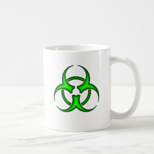 Symbole néon vert de bioaléa Mug