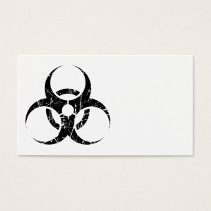 Symbole noir rayé de Biohazard