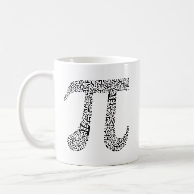 Symbole Pi en détresse Mug (Gauche)