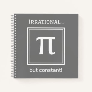 Symbole Pi personnalisé, Carnet Math Lover