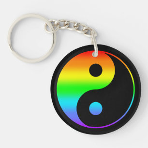 Symbole Rainbow Yin Yang