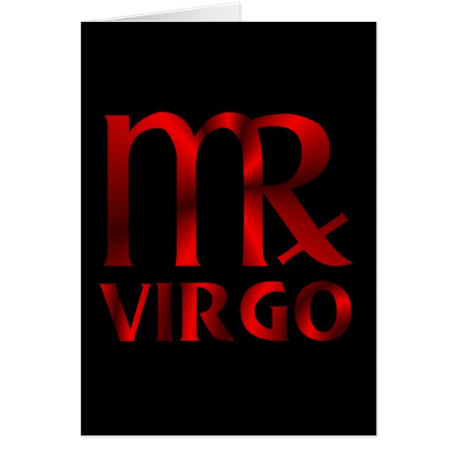 Symbole rouge d'horoscope de Vierge (Devant)