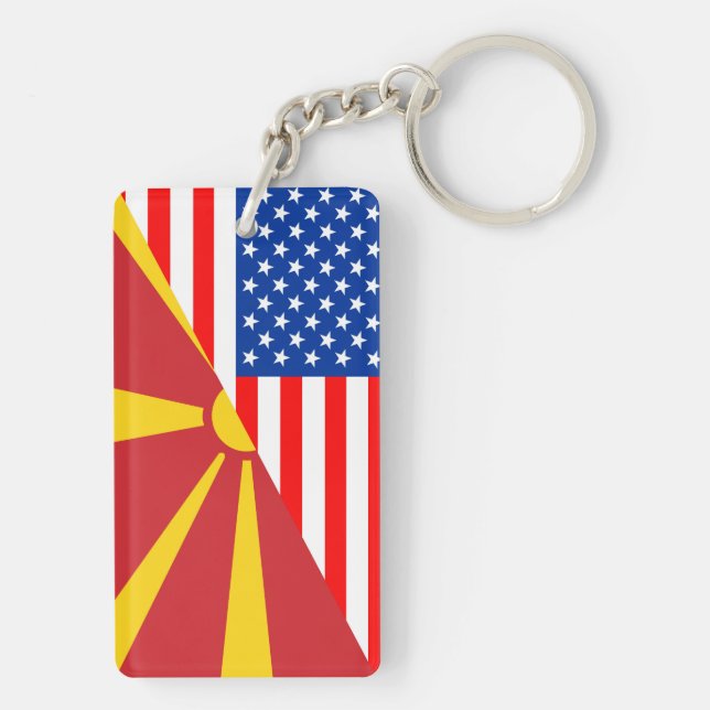 symbole usa macedonia country demi-drapeau amériqu (Dos)