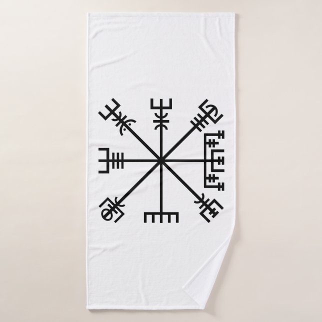 SYMBOLE VIKING DE VÉVISE (Serviette de bain)