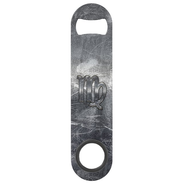 Symbole Virgo Zodiac Grunge Style Distressed (Devant)