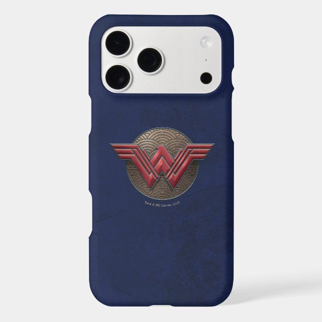 Symbole Wonder Woman sur les cercles concentrés (Verso)