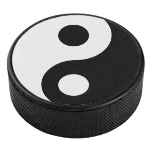 Symbole Yin et Yang blanc et noir
