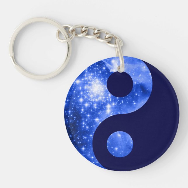Symbole Yin Yang des étoiles bleues de l'Ultramari (Devant)