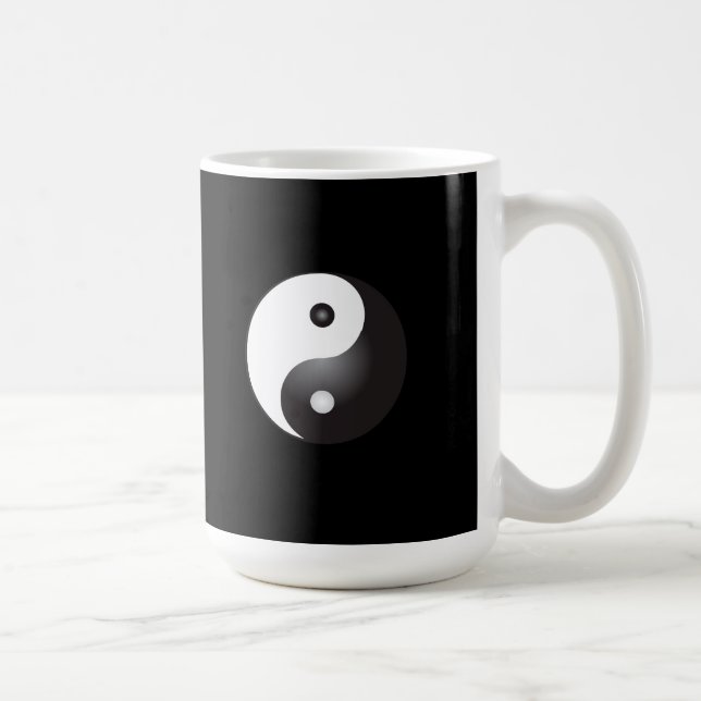 Symbole Yin Yang : Mug de café (Droite)