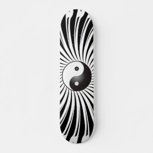 Symbole Yin Yang : Skateboard