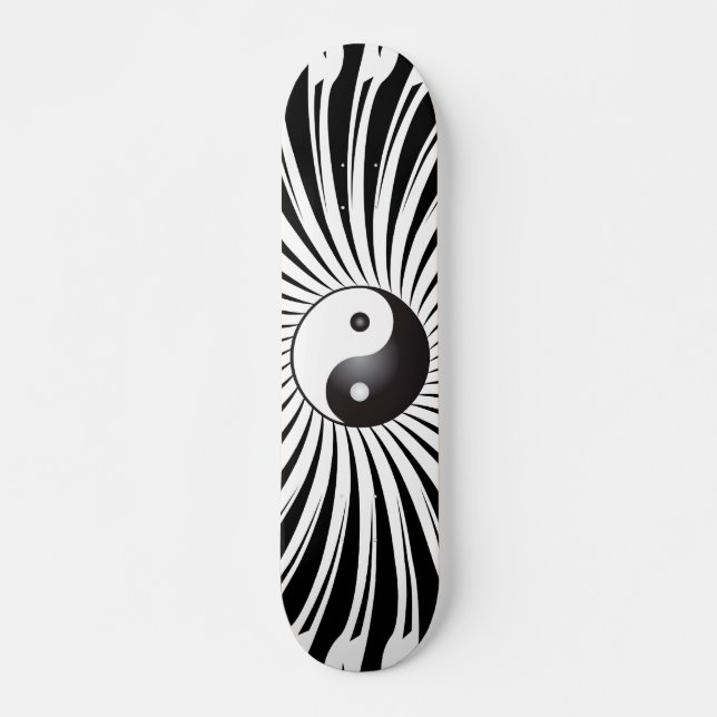 Symbole Yin Yang : Skateboard (Devant)