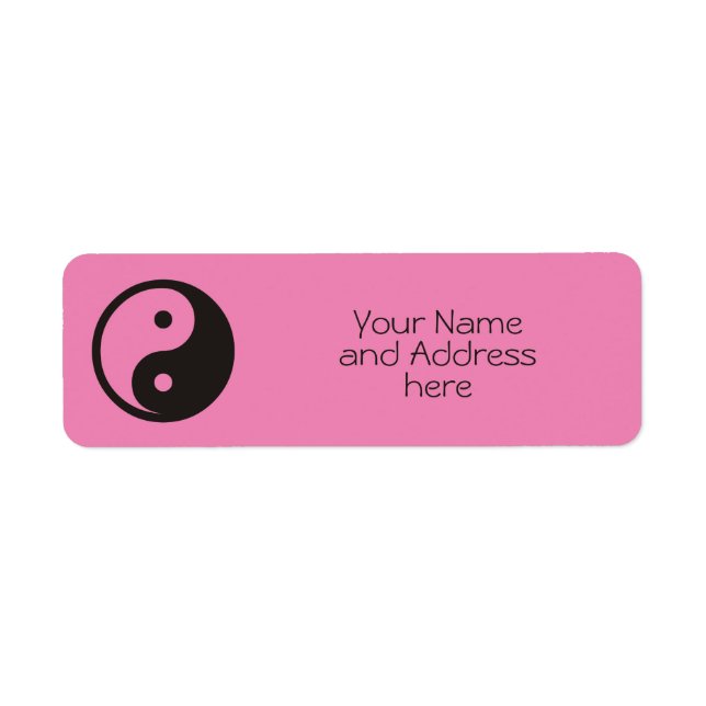 Symbole Yin Yang - tatouage solide (Devant)