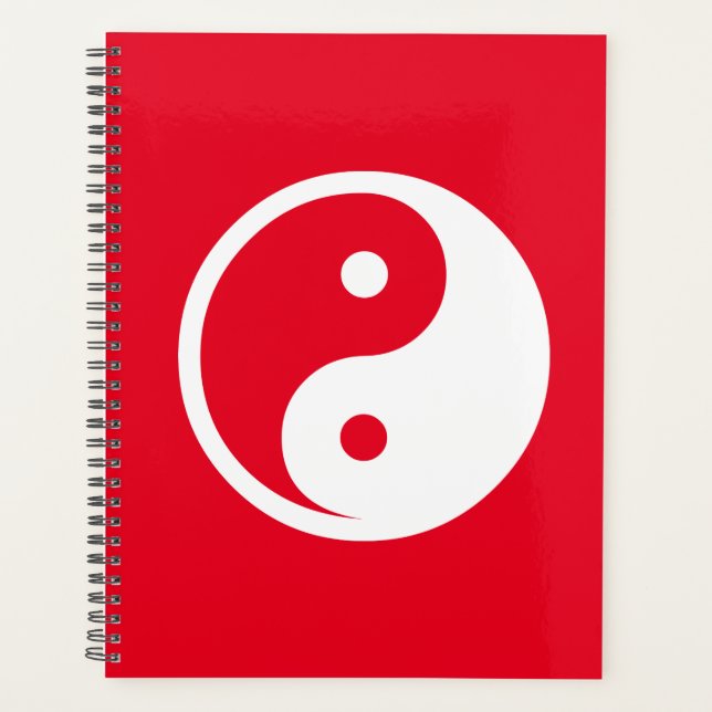 Symbole Yin Yang - tatouage solide design 2 (Devant)